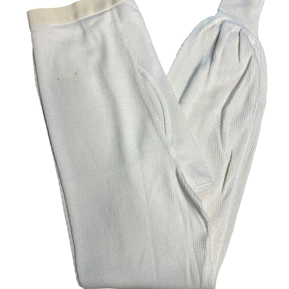 Vintage J.E. Morgan Mens Pants XL 42-44 Thermal Long Johns Ivory Made USA NWOT